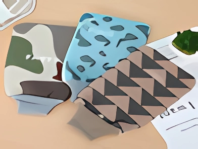 Basic Pattern Bath Gloves