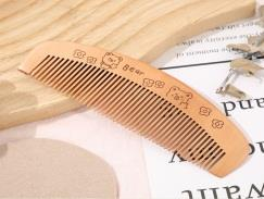 Vintage Crescent Mahogany Comb