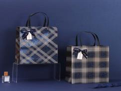 Moonlight Poinsettia Vertical Gift Bag Size M