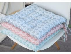 Washed Cotton Round Plaid Cushion