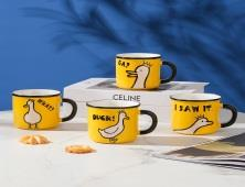 Cute duck single cup ceramic mug 310ML