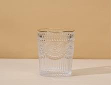 Straight Sun Mug Tall Model Tracing Gold 380ML