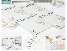 A5-60 sheets without chrome hand PP classification cartoon iron folder flipbook