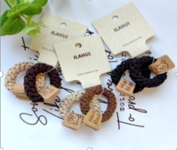 Hair Band/Oversized Stretchy Leather Band 2pcs