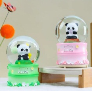 Panda Fubo 80# Crystal Ball with Lights and Music