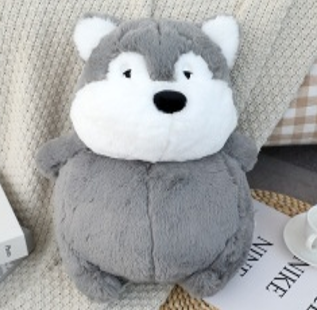 Medium Sitting Lazy Dog