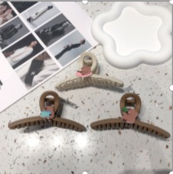 Hair Claw/Cartoon printing accessories claw clip
