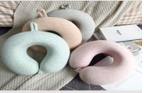 Starry knitted memory foam U-shaped pillow
